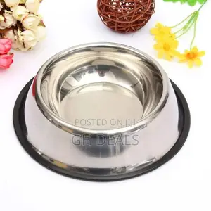 Stainless Steel Pet Dog Cat Puppy Food Water Single Bowl One