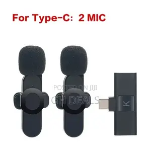 General BOMGE Camera Wireless Lapel 2 Lavalier Microphone