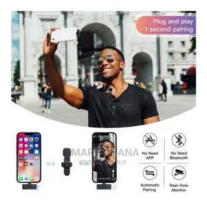 General BOMGE Camera Wireless Lapel 2 Lavalier Microphone