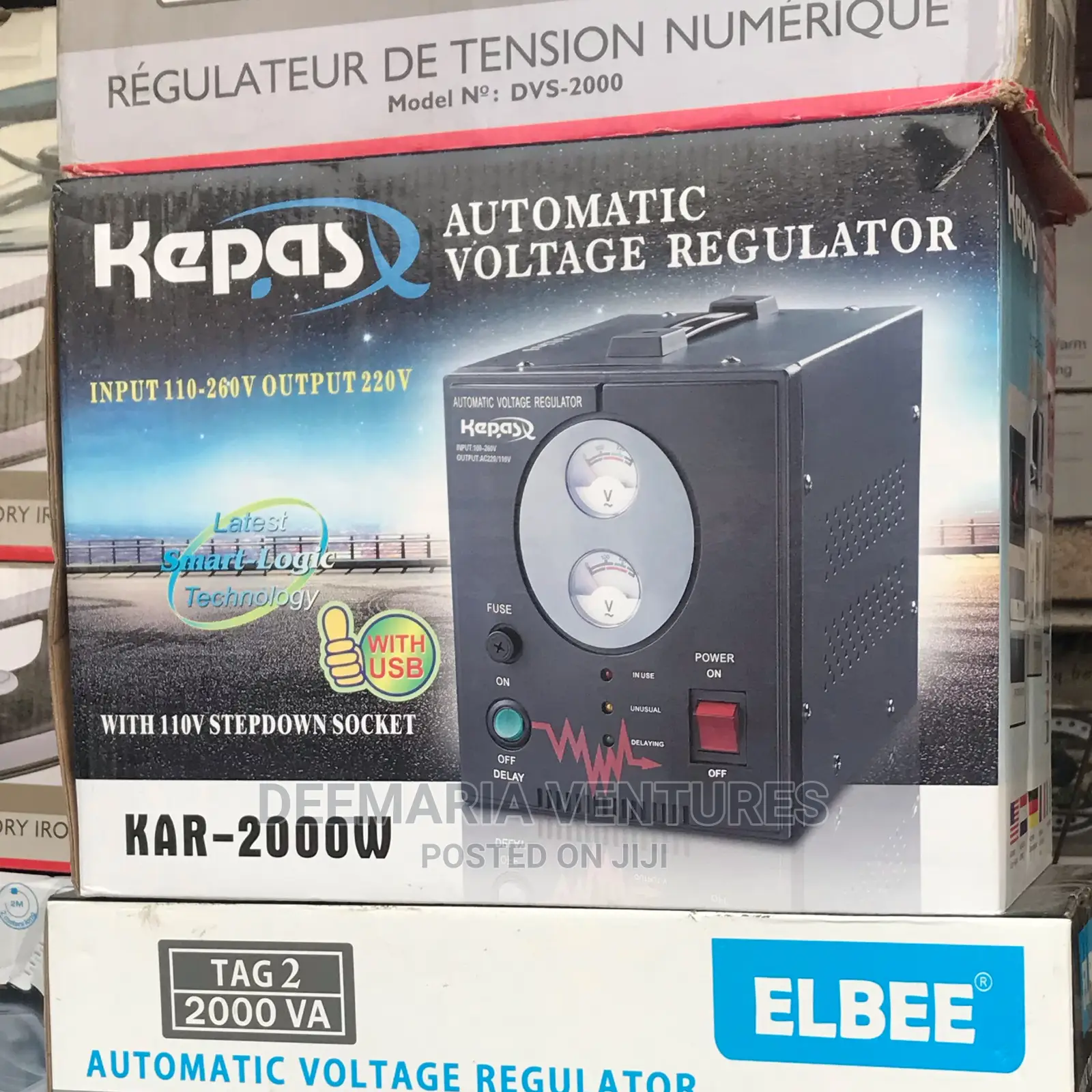 Kepas 2000W Automatic Voltage Regulator Stabilizer Kar-2000w