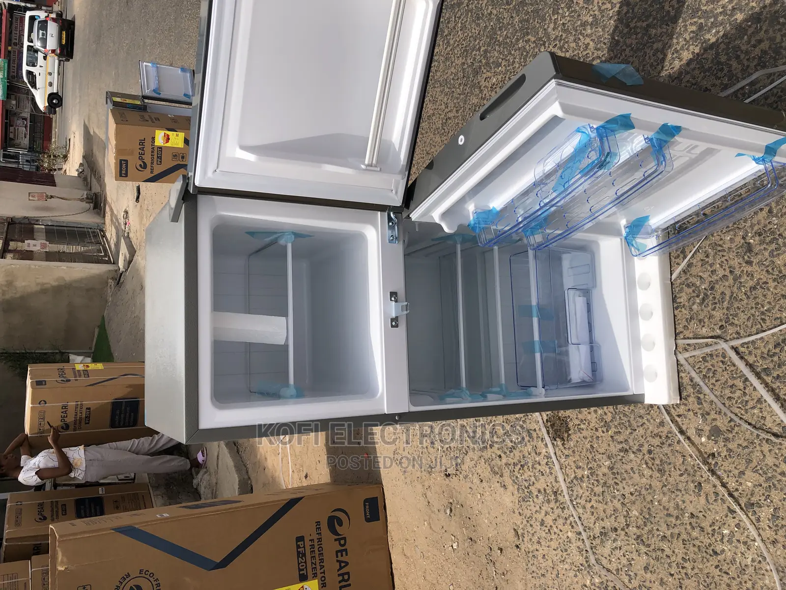 Fast Freezing Pearl PF-17T Double Door Refrigerator