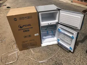 Pearl 80liters Table Top Double Fridge With Interior Light