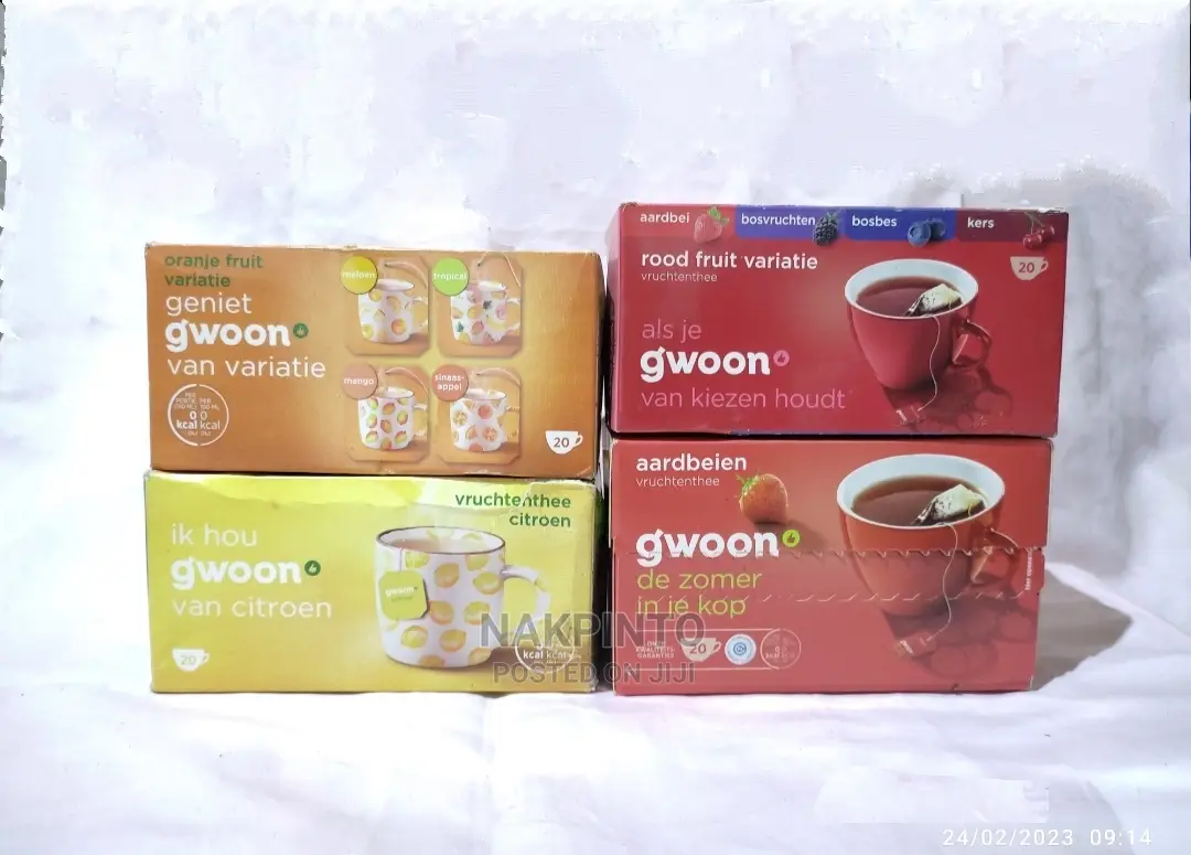 Organic Teas, 100% Natural Tea Bags ( Different Types)