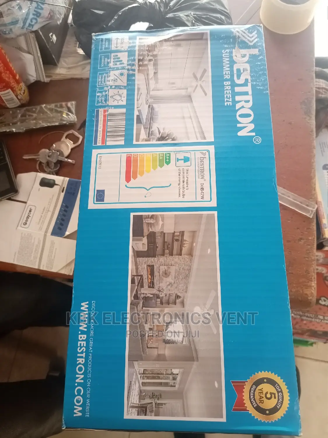 Bestron Ceiling Fan With Lamp