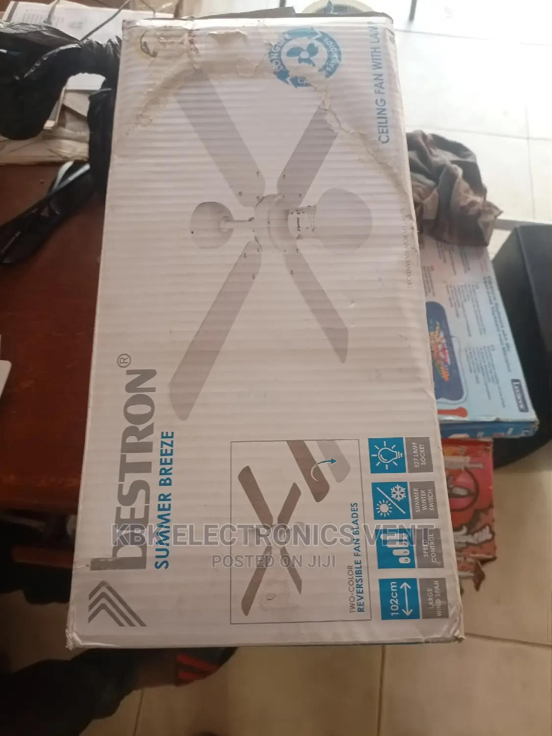 Bestron Ceiling Fan With Lamp
