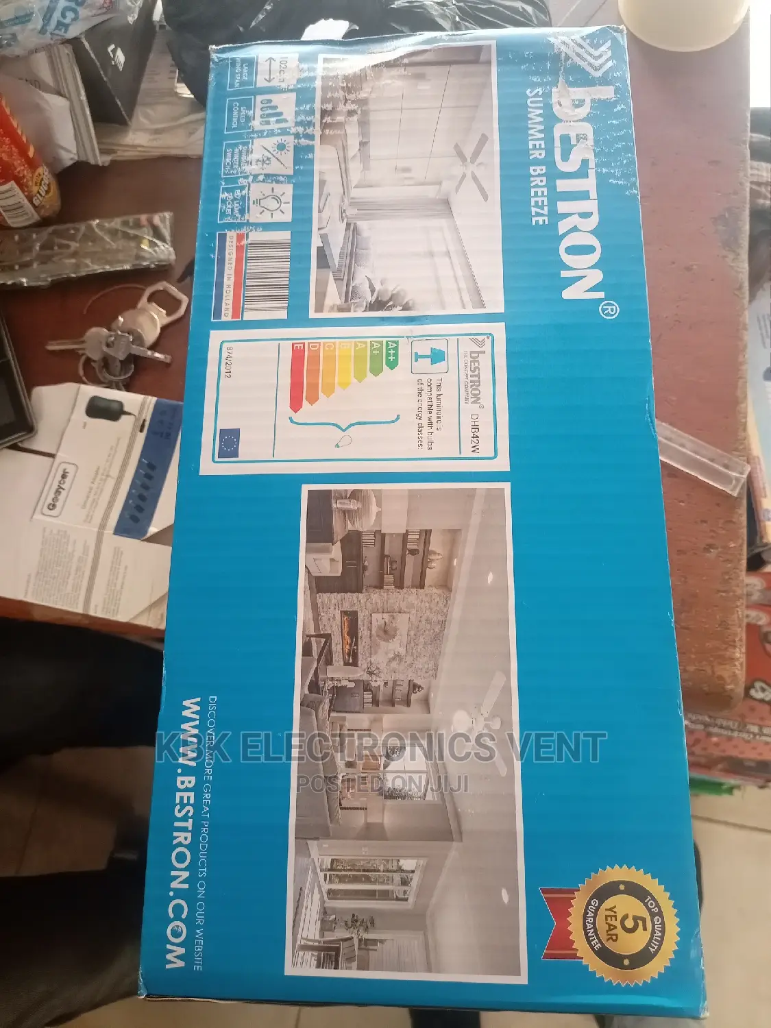 Bestron Ceiling Fan With Lamp