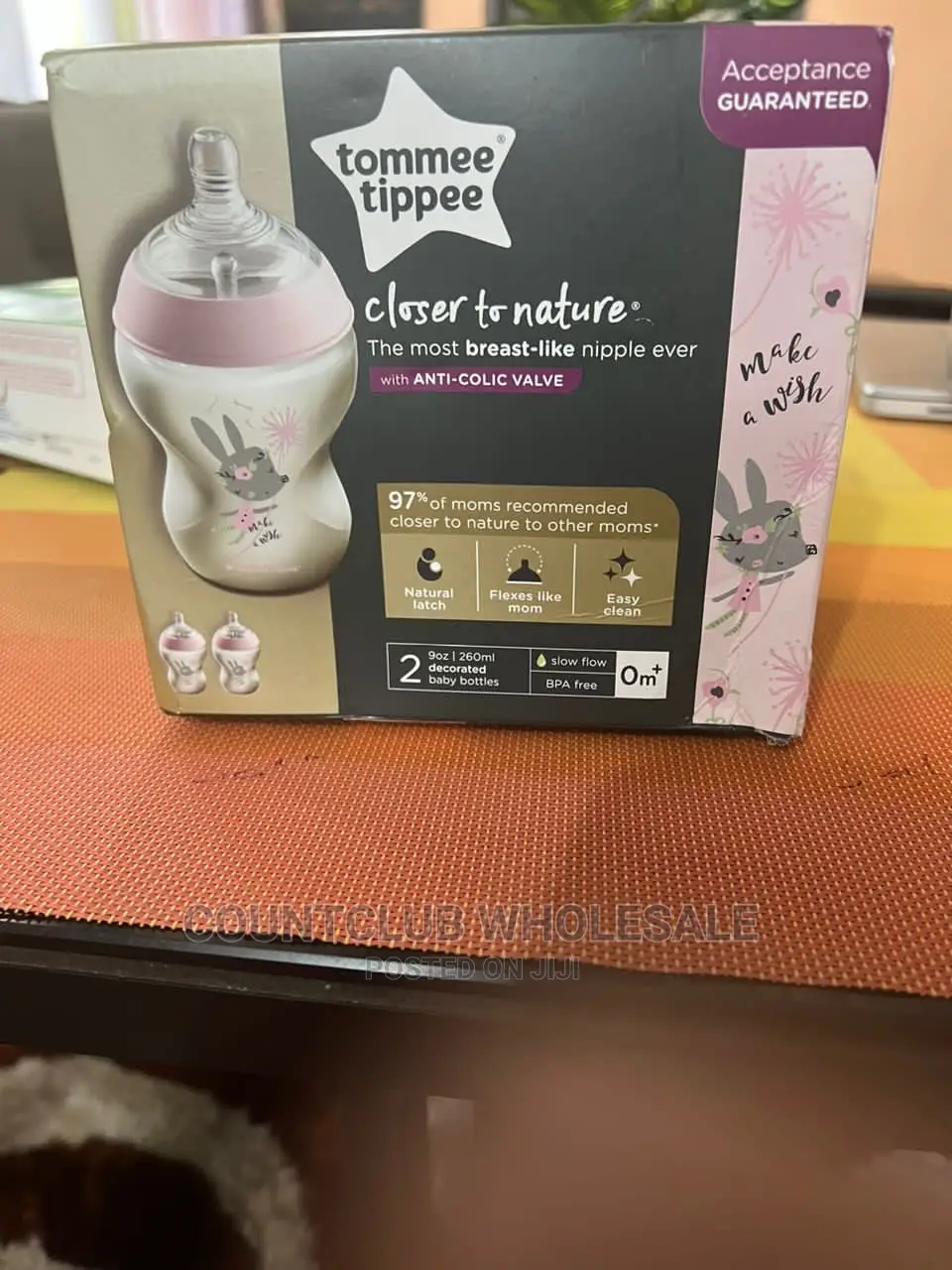 Tommee Tippee Closer to Nature 2-Pack Anti-Colic Bottle