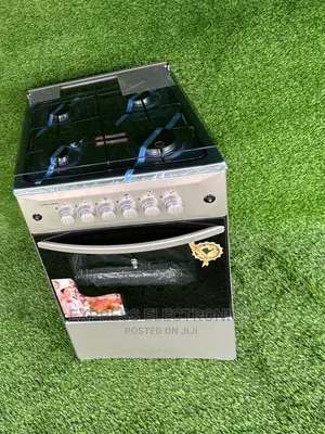 (Ignition) Grey Inox 4burner Gas Cooker Oven Turkish Made