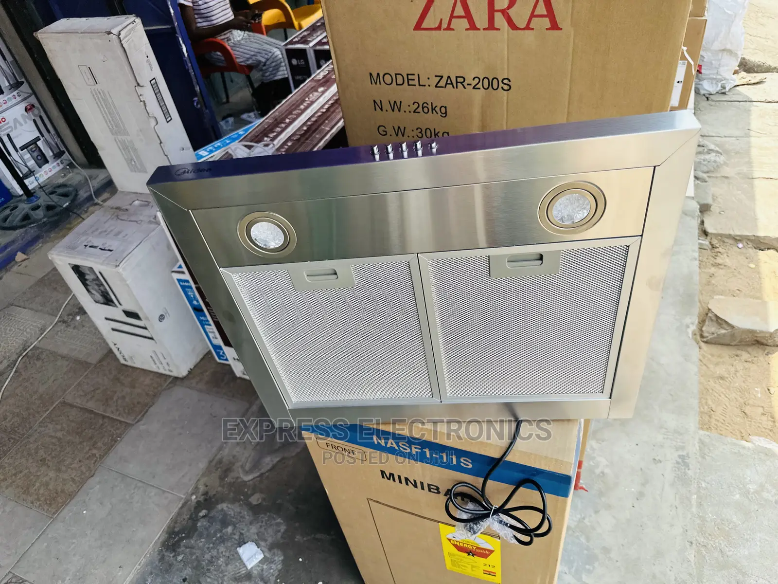 Midea 60cm Cooker Hood / Stainless Steel [60M21]