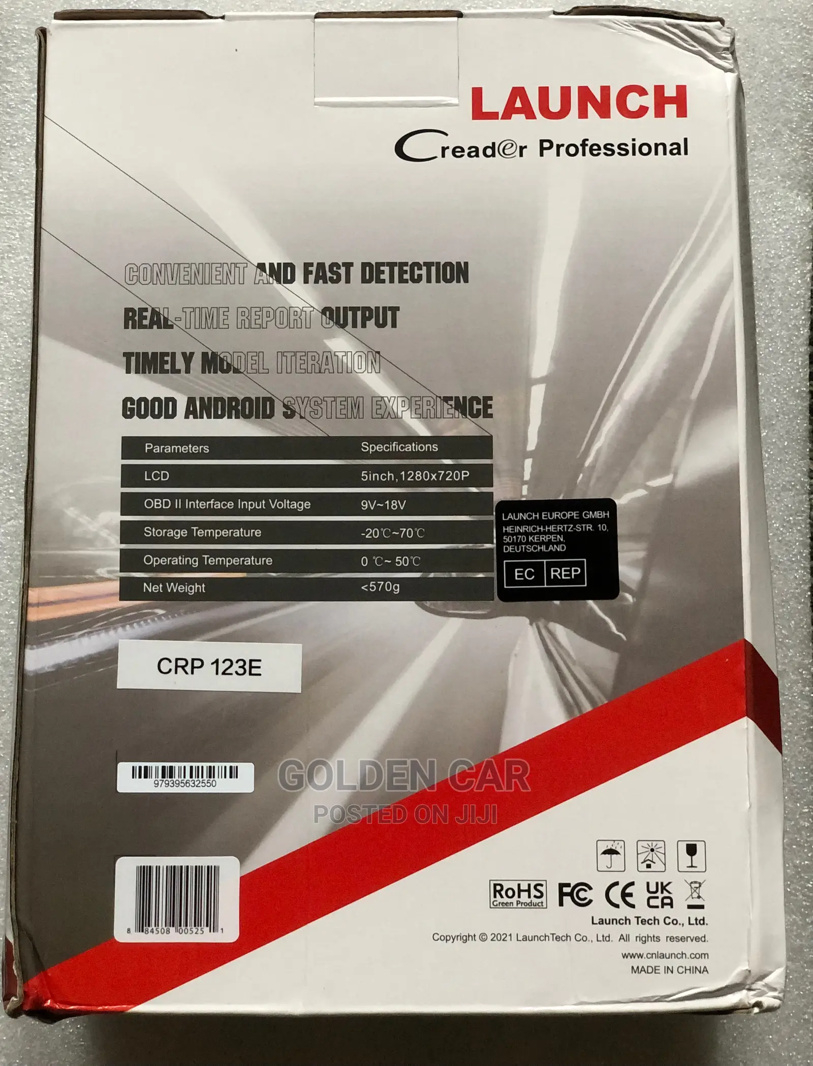 Launch Crp123e Obd2 Car Diagnostic Scanner