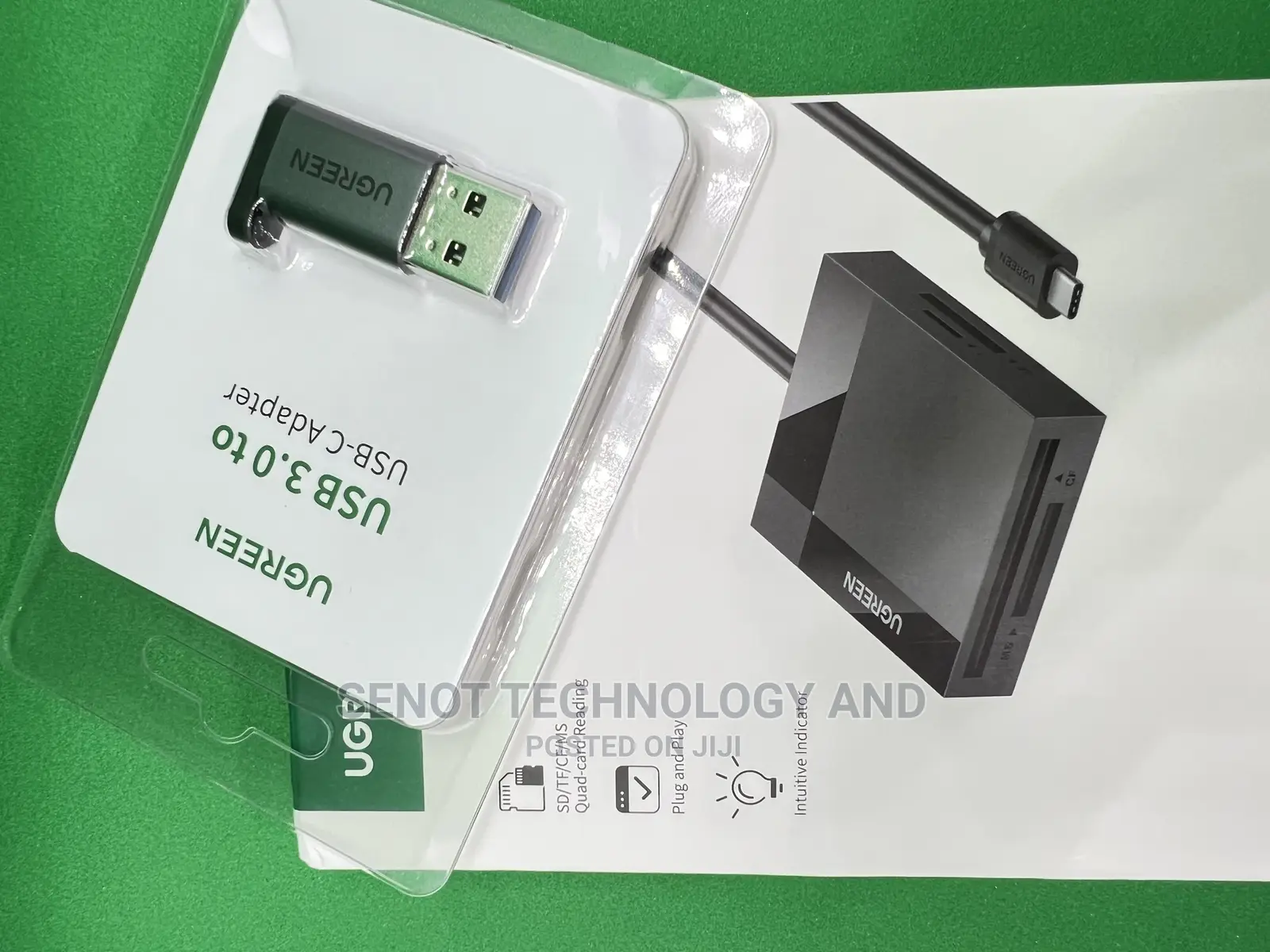 Ugreen 4 in 1 Card Reader ( Comes With Usb C Adapter)
