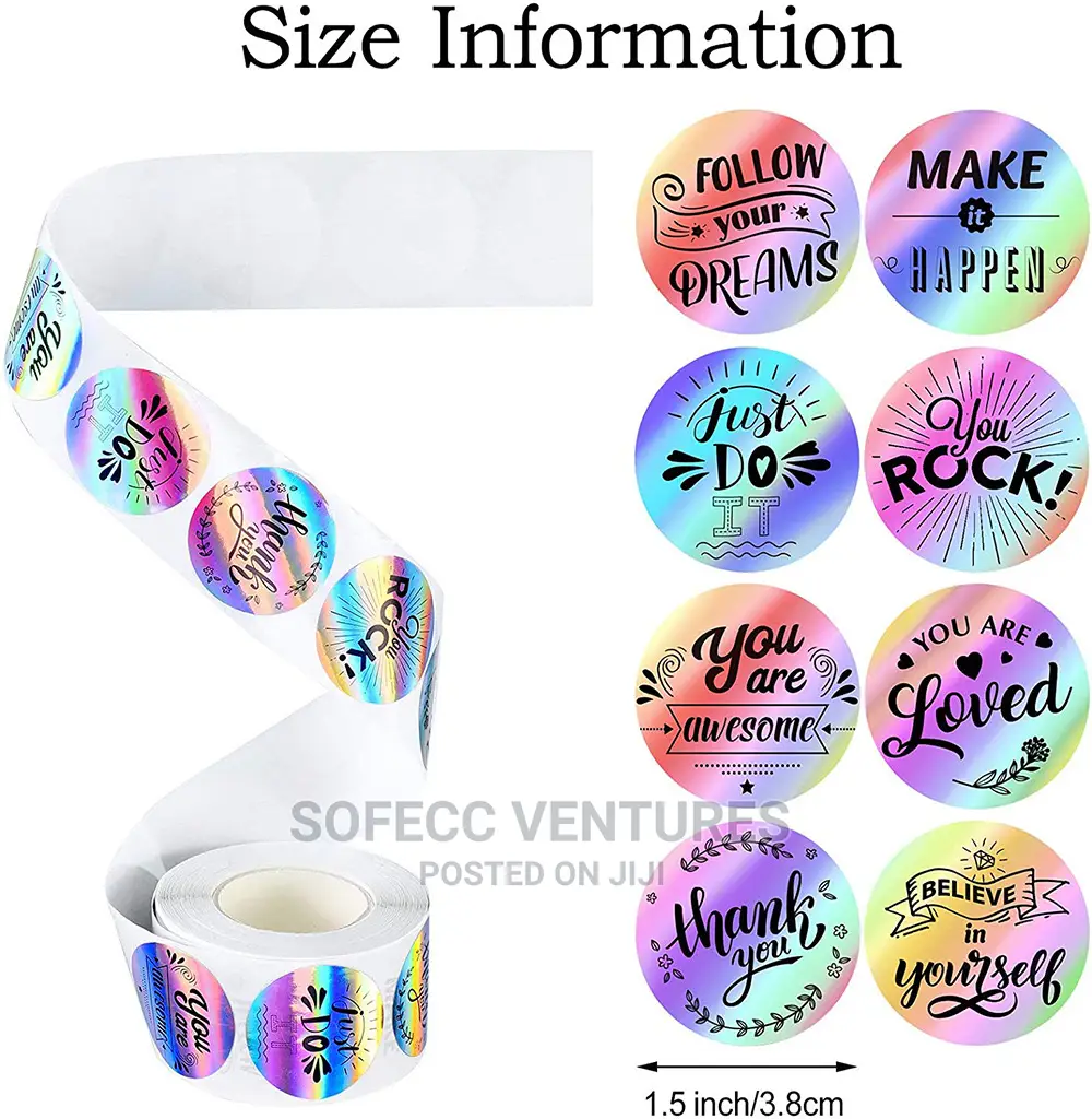 Kids Reward Incentive Self Adhesive Stickers