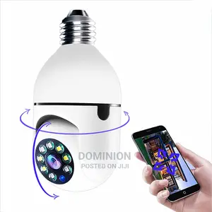 Wifi Wireless Light Bulb Camera 1080p 360 Degree 2.4ghz Dome