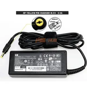 HP Yellow Pin Charger 18.5V - 3.5A