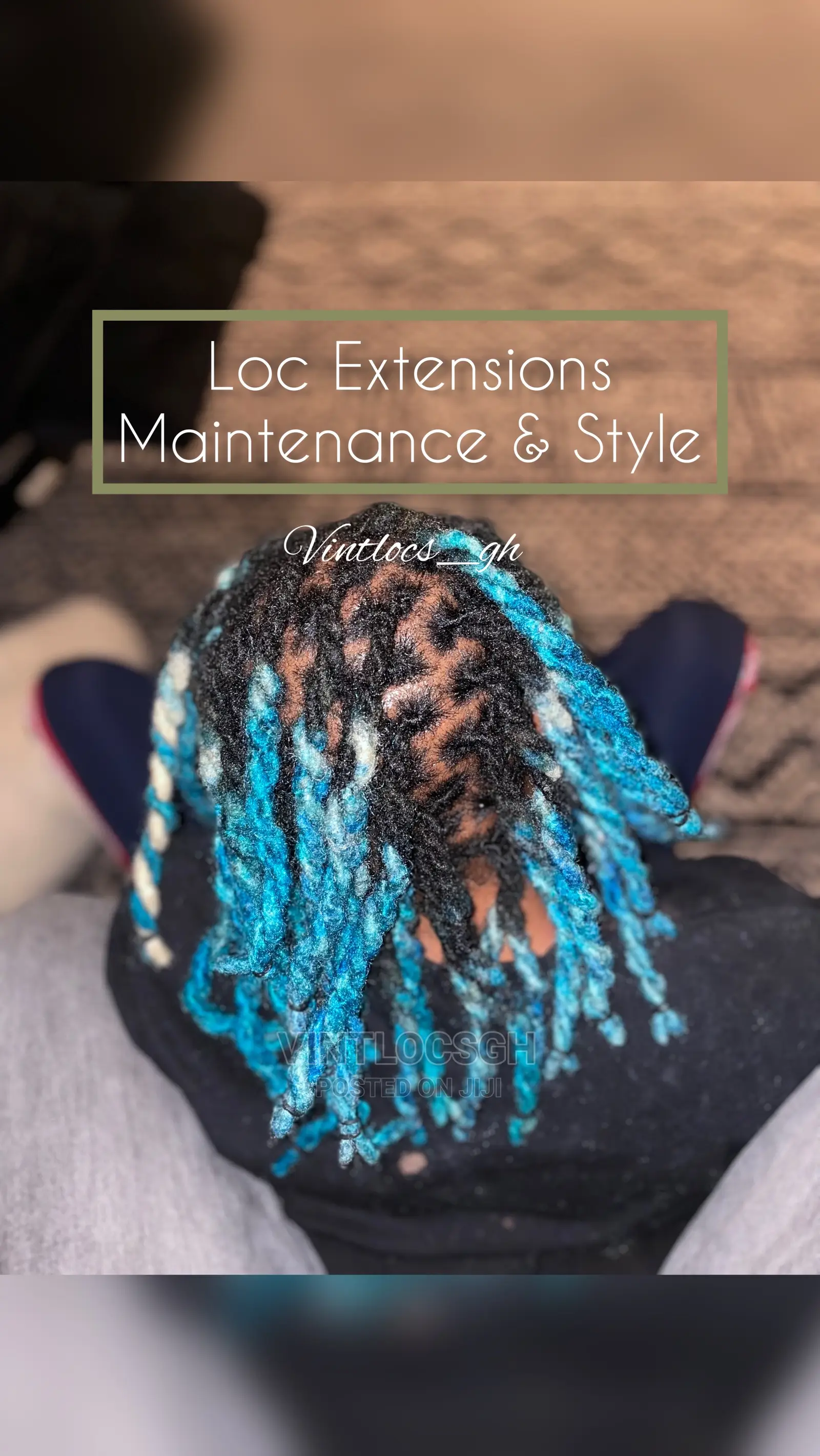 Aunthentic Permanent And Temporal Locs Extensions In Ghana