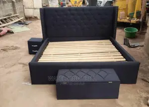 Queen Size Bed Frame With Drawers and Sofa