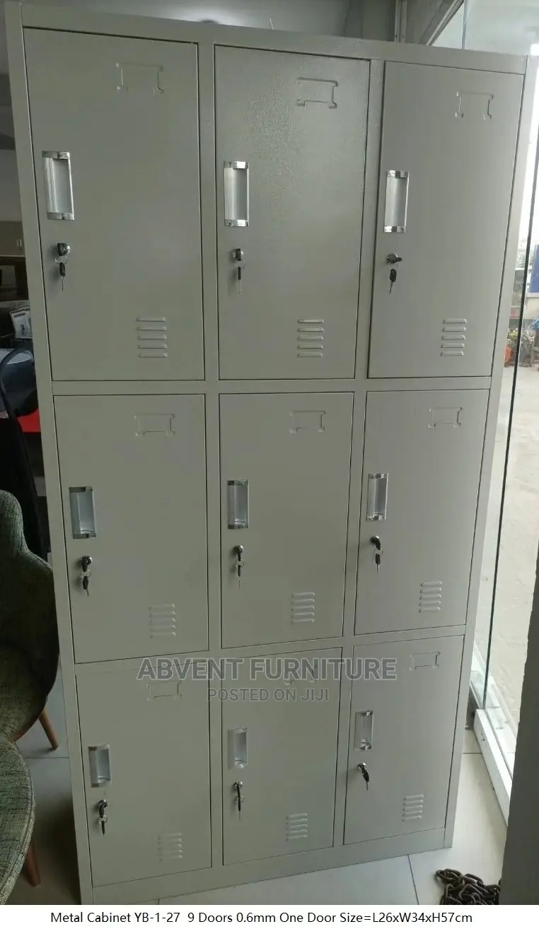 Metal Cabinet 9 Doors