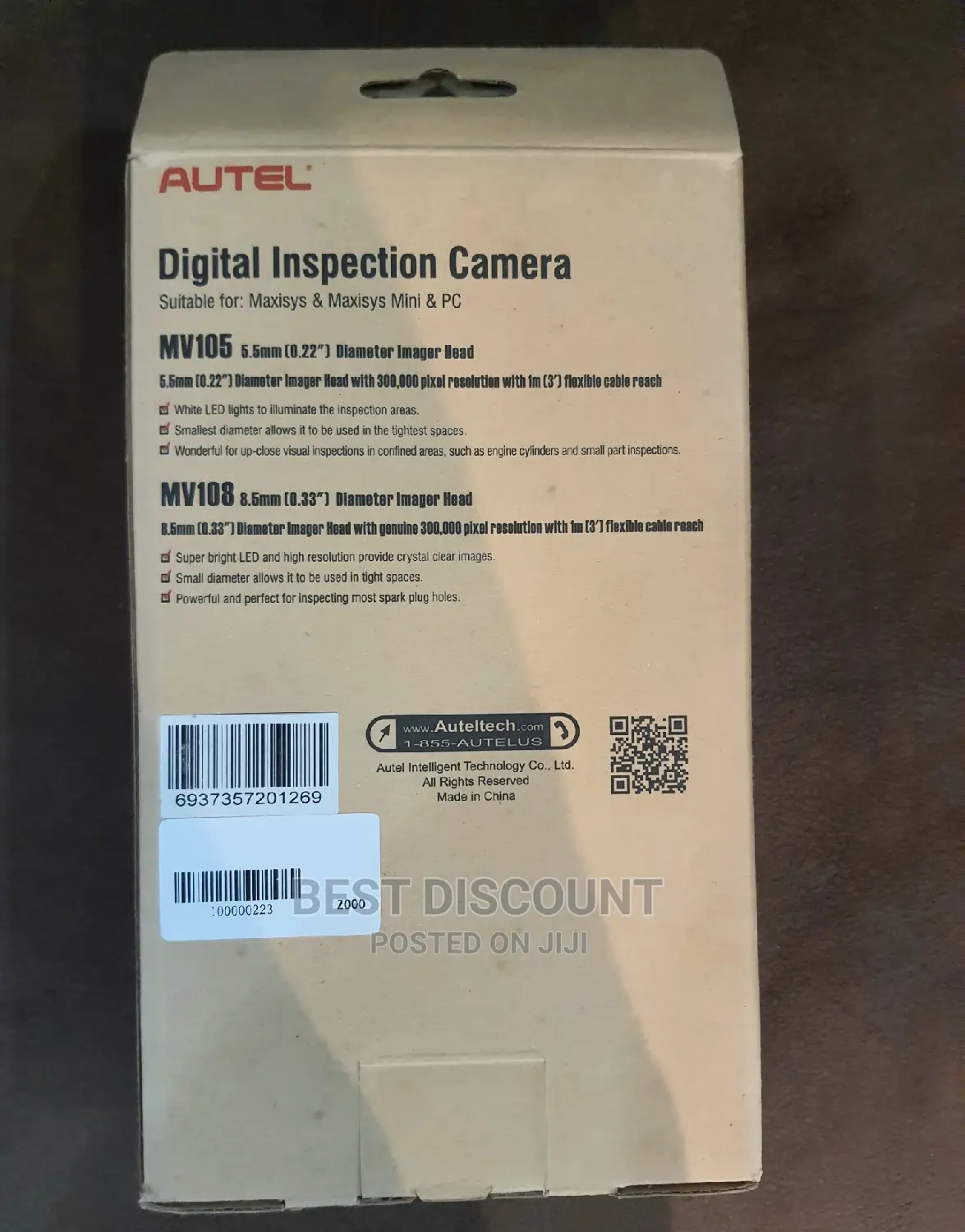 Original Autel MV108 Digital Inspection Camera