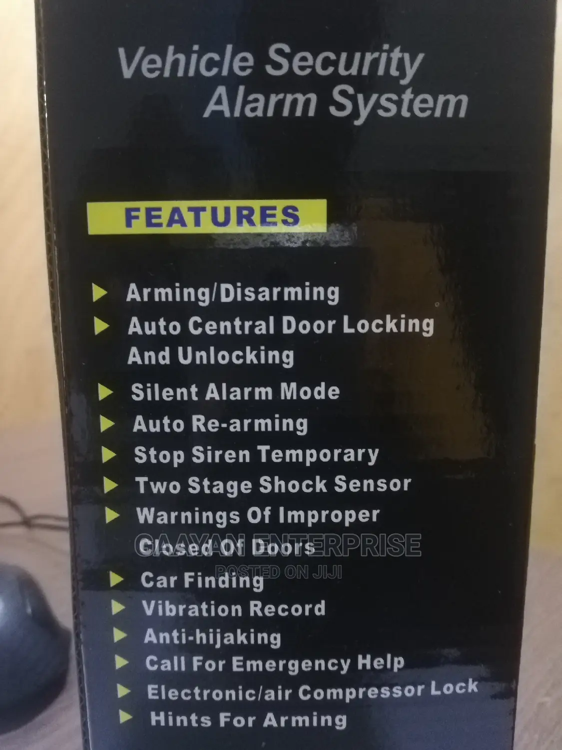 Octopus Car Alarm System