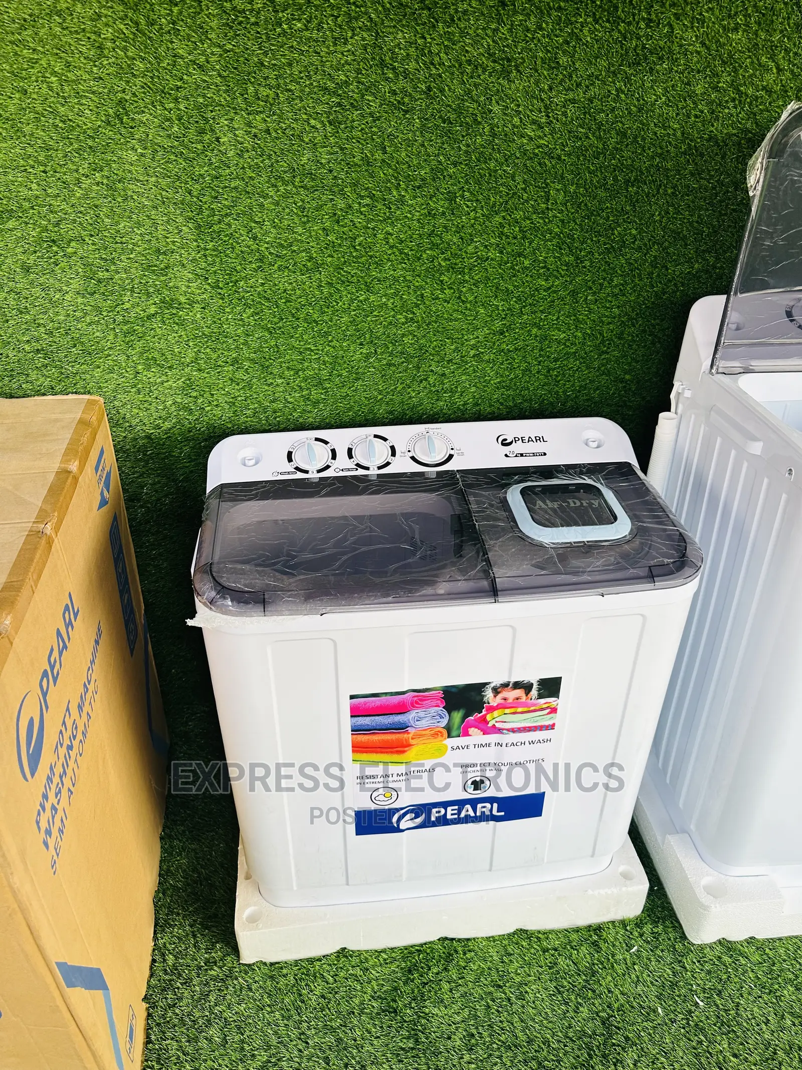 7kg Transparent Lid Twintub Pearl Washing Machine