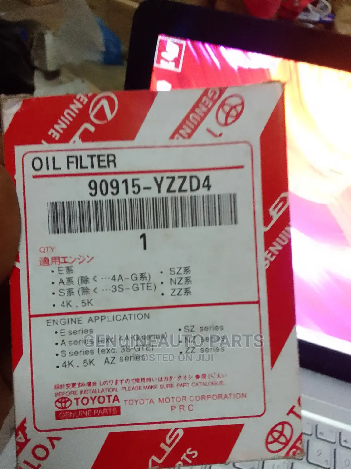 Toyota Oil Filter 90915-Yzzd4