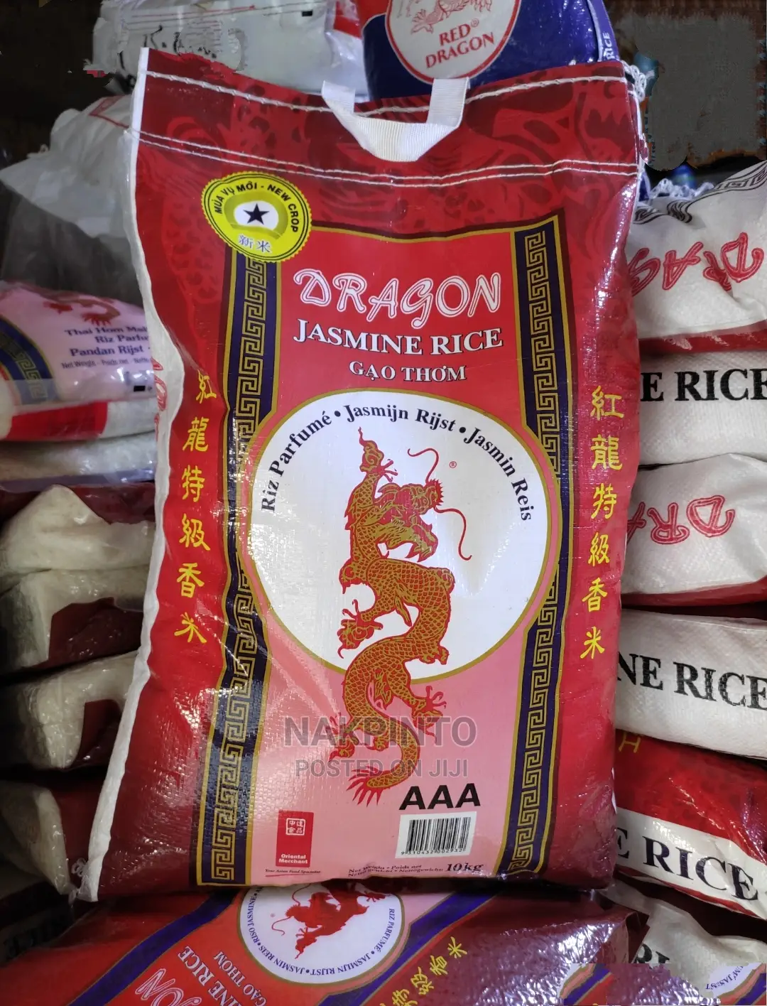 Dragon Jasmine Rice AAA 10kg