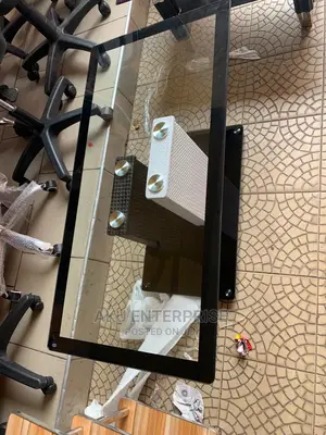 Tempered Glass and Marble Centre Table