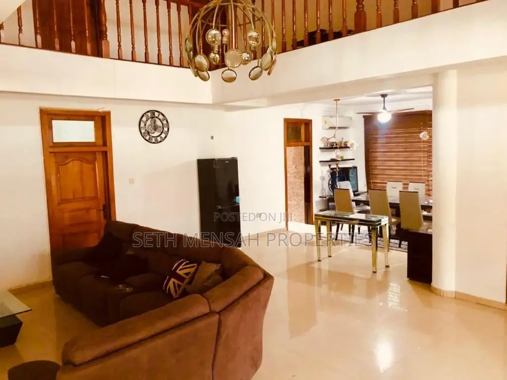 Furnished 4bdrm House in Airport Residential Area for Rent