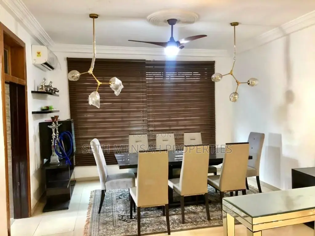 Furnished 4bdrm House in Airport Residential Area for Rent