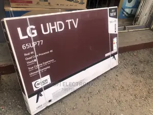 (Webos Black) LG 65up77 Uhd Thinq Ai Smart TV