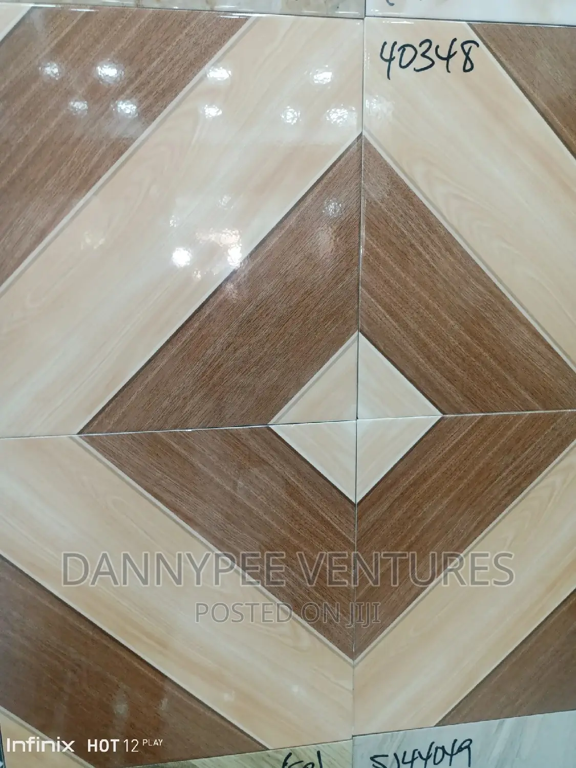 40/40 Polish Floor Tiles in Accra Metropolitan Building Materials, Daniel Gyimah