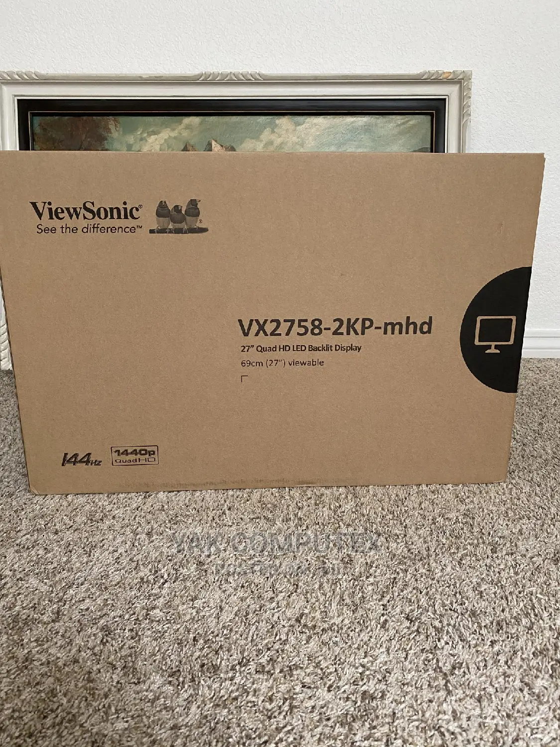 Viewsonic VX2758-2KP-MHD 27 Inch WQHD 1440p 144hz 1ms IPS