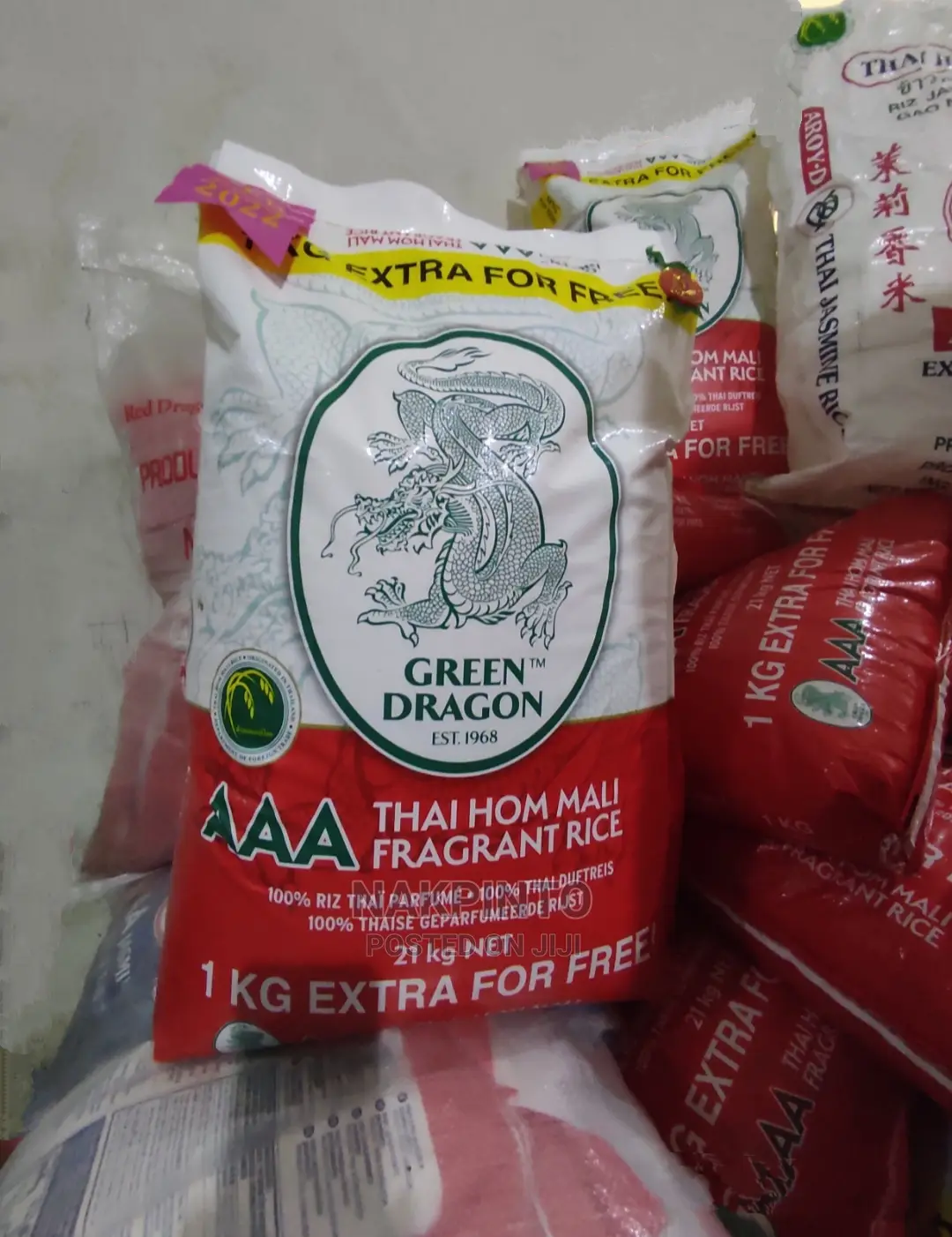 Green Dragon Thai Fragrant Rice ( Jasmine ) Aaa