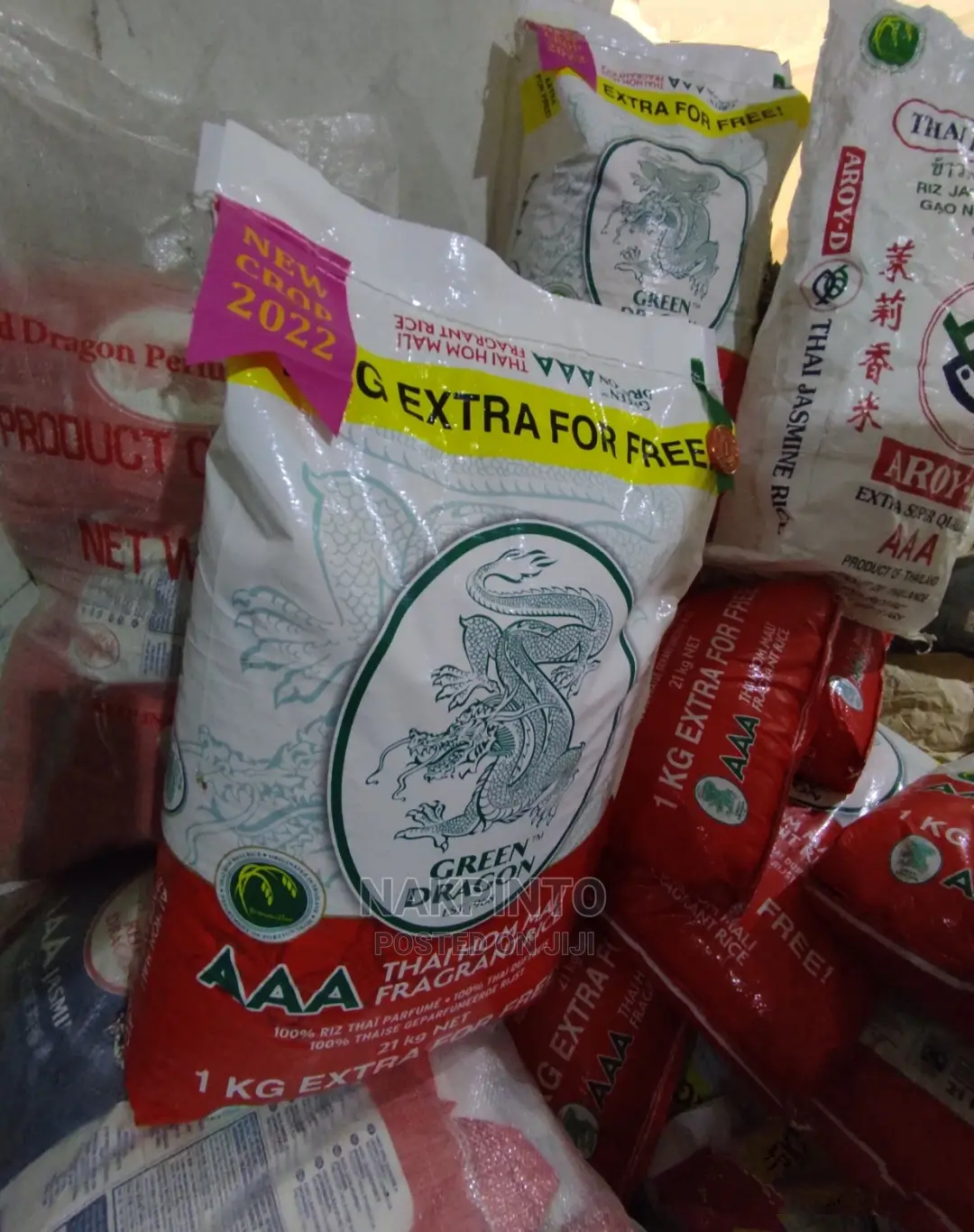 Green Dragon Thai Fragrant Rice ( Jasmine ) Aaa