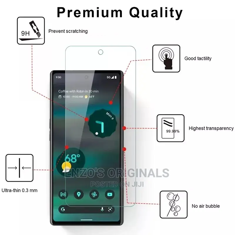 Google Pixel 6a 6 6pro Glass Protector High Quality