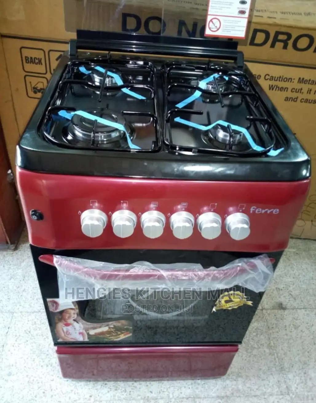 AUTO Ignition Gas Cooker 50x55cm