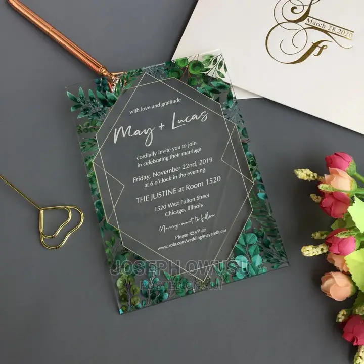 Wedding Invitation Cards - Transparent