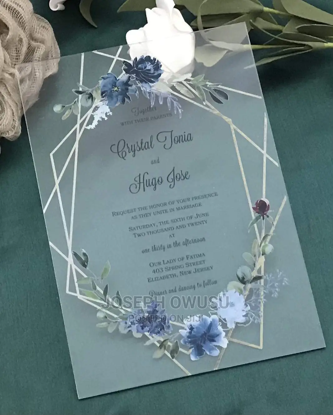 Wedding Invitation Cards - Transparent
