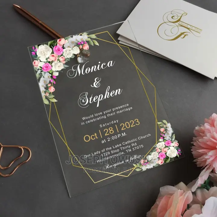 Wedding Invitation Cards - Transparent