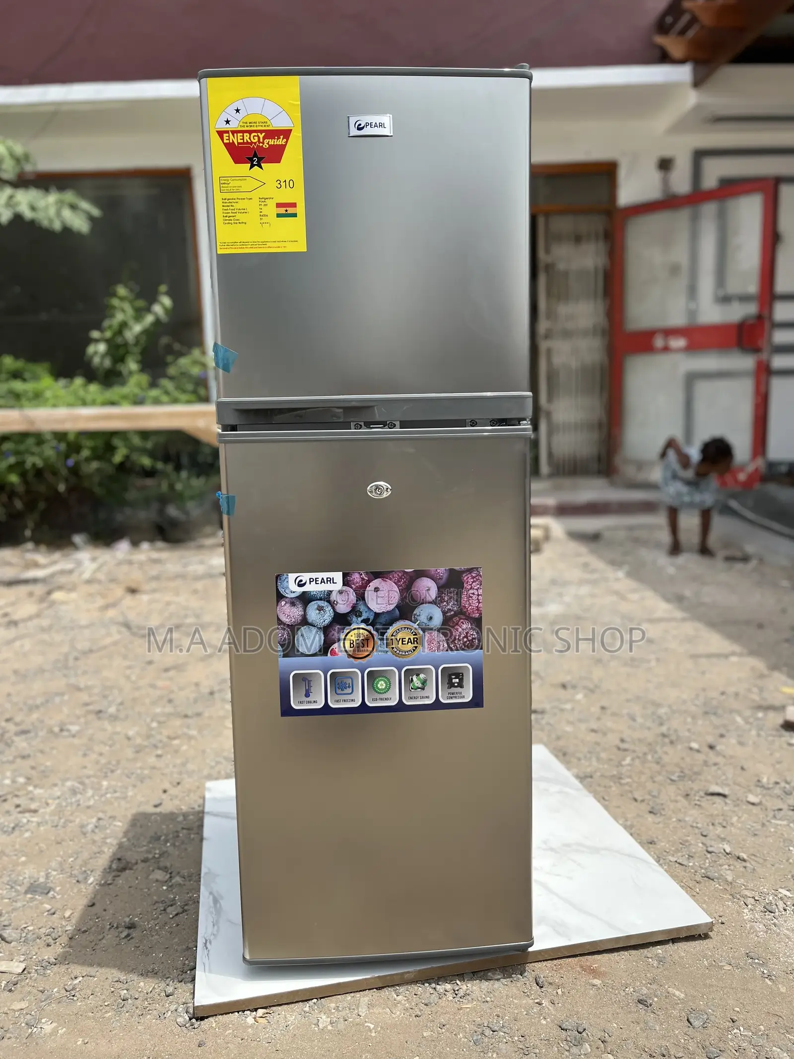 Pearl 138 Litres Refrigerator With Top Freezer