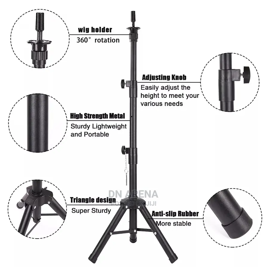 Tripod Wigs Stand