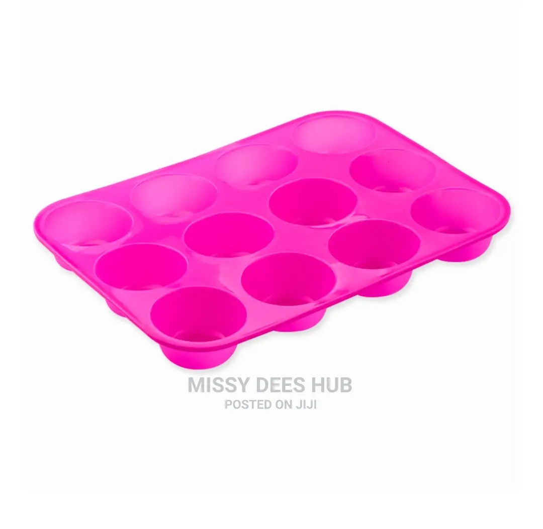 Silicone Cupcake Tray - 12 Holes