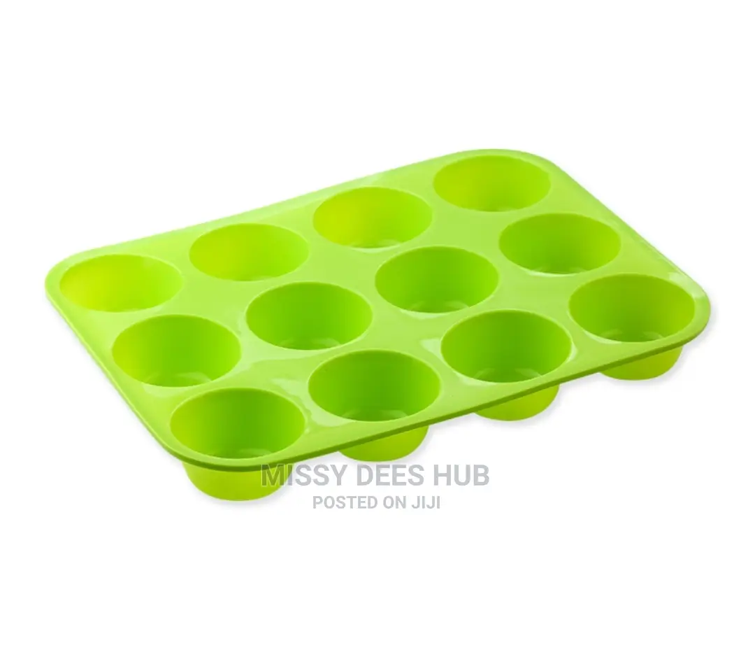 Silicone Cupcake Tray - 12 Holes