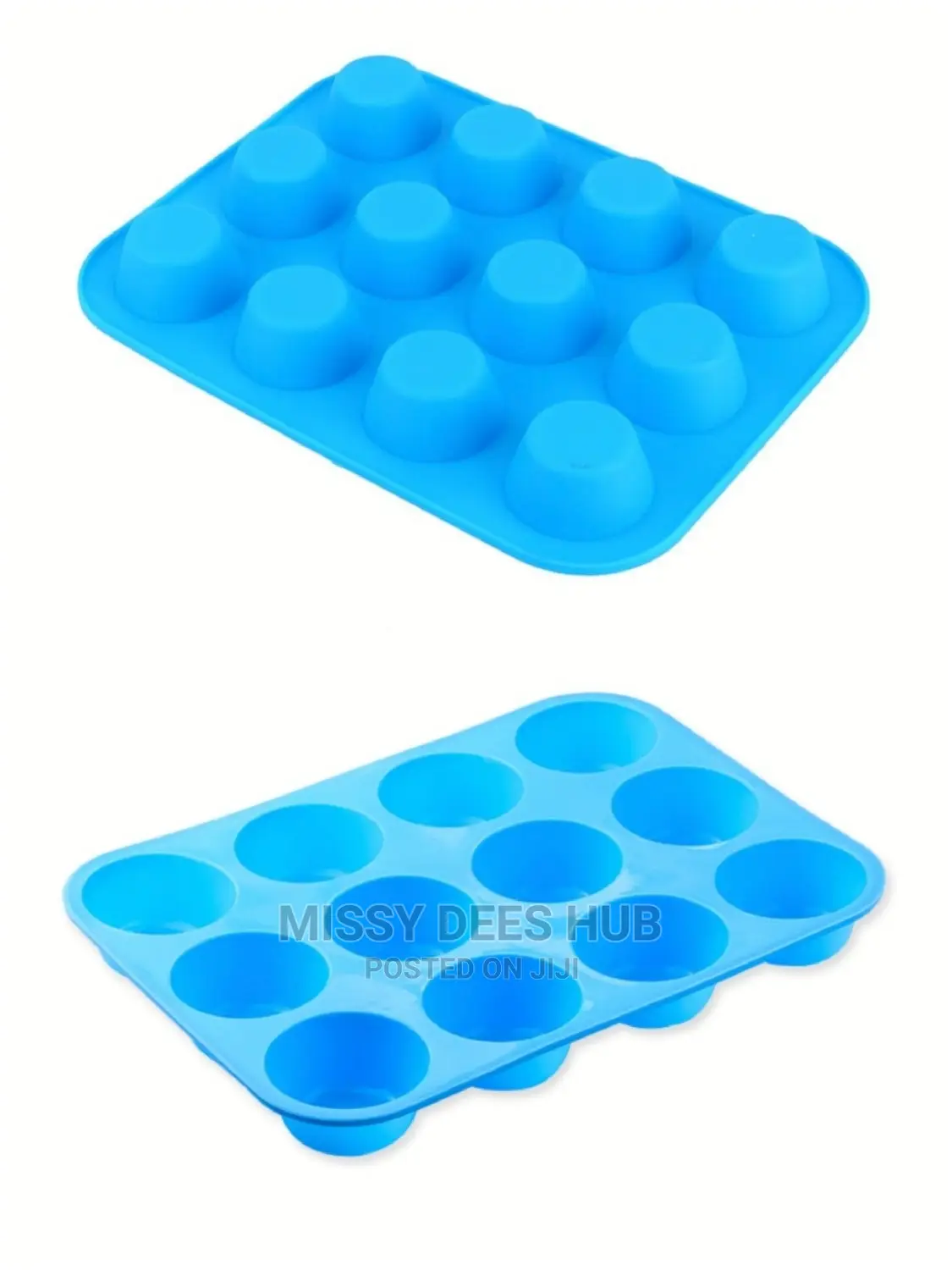 Silicone Cupcake Tray - 12 Holes