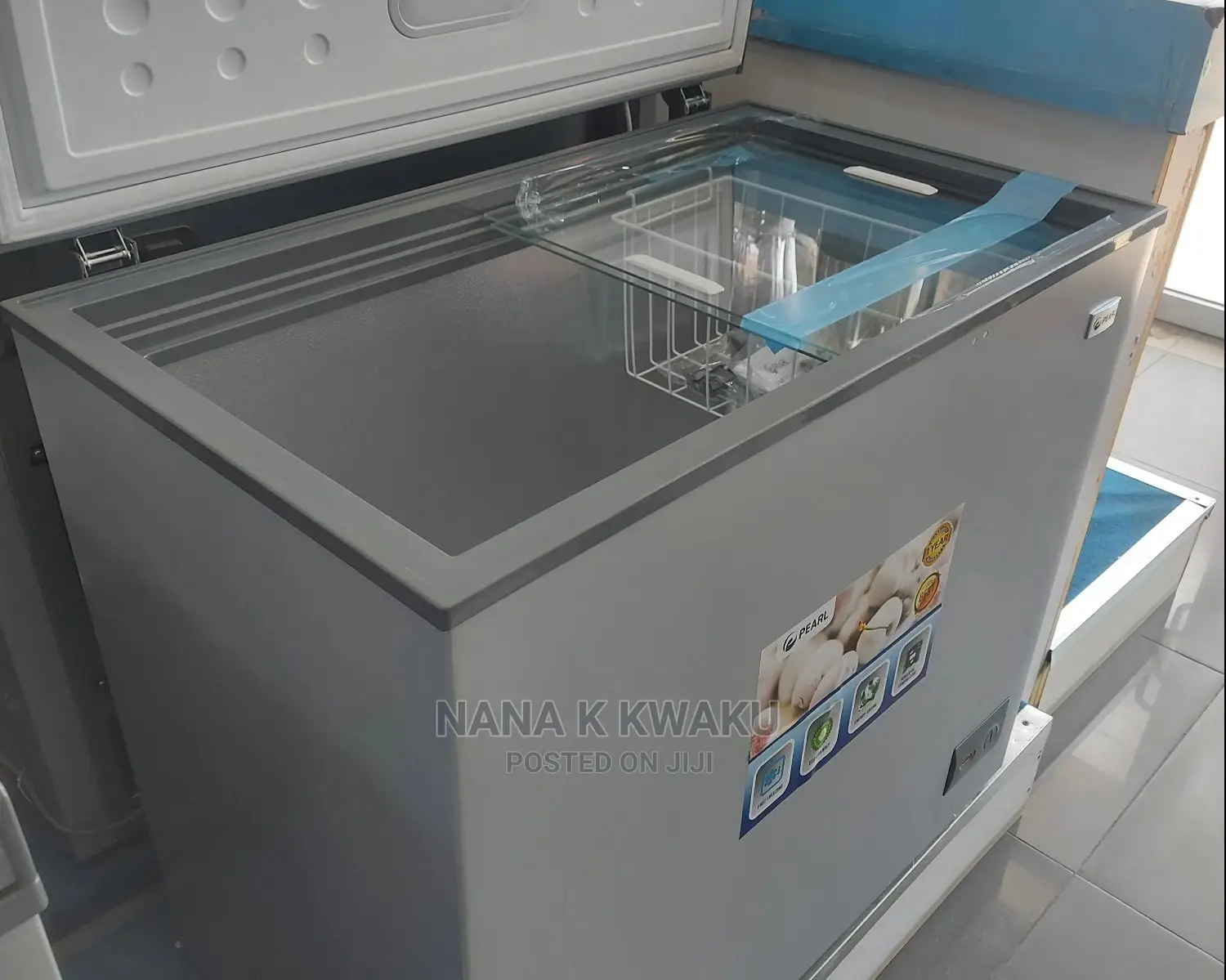 Silver_pearl 200litres Chest Freezer