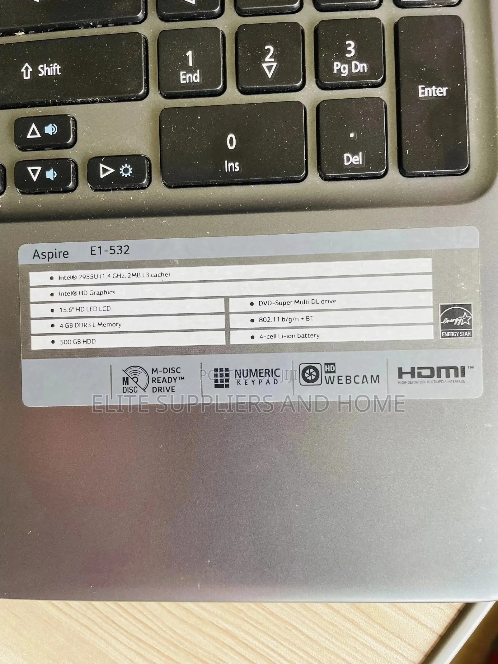 Laptop Acer Aspire E15 4GB Intel Celeron SSD 1T