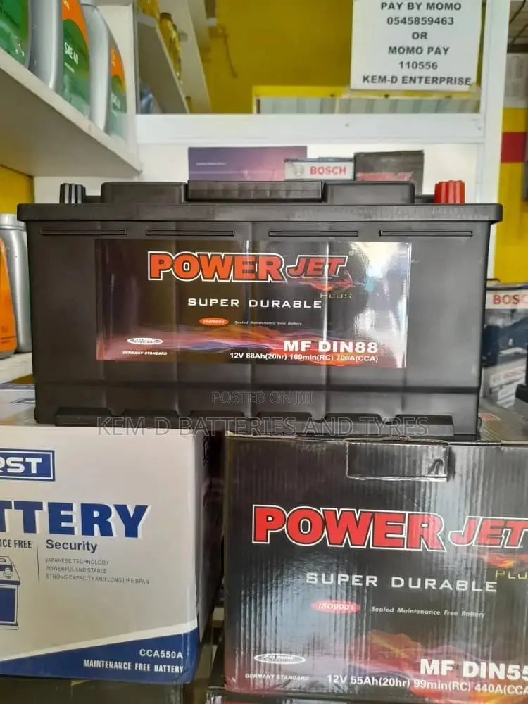 Powerjet Batteries - 17 Plates 88ah
