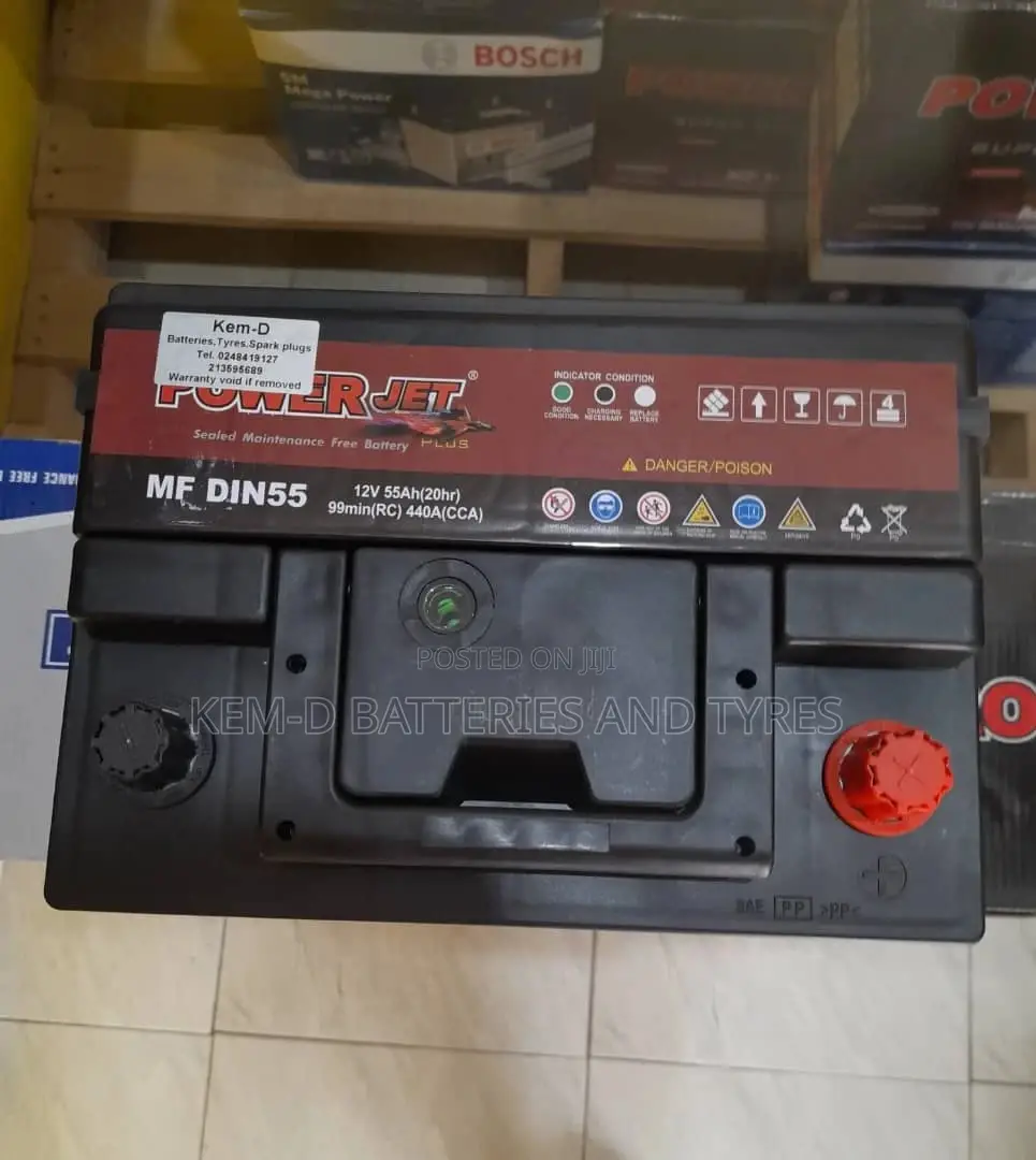 Din55 Battery - Power Jet New Battery