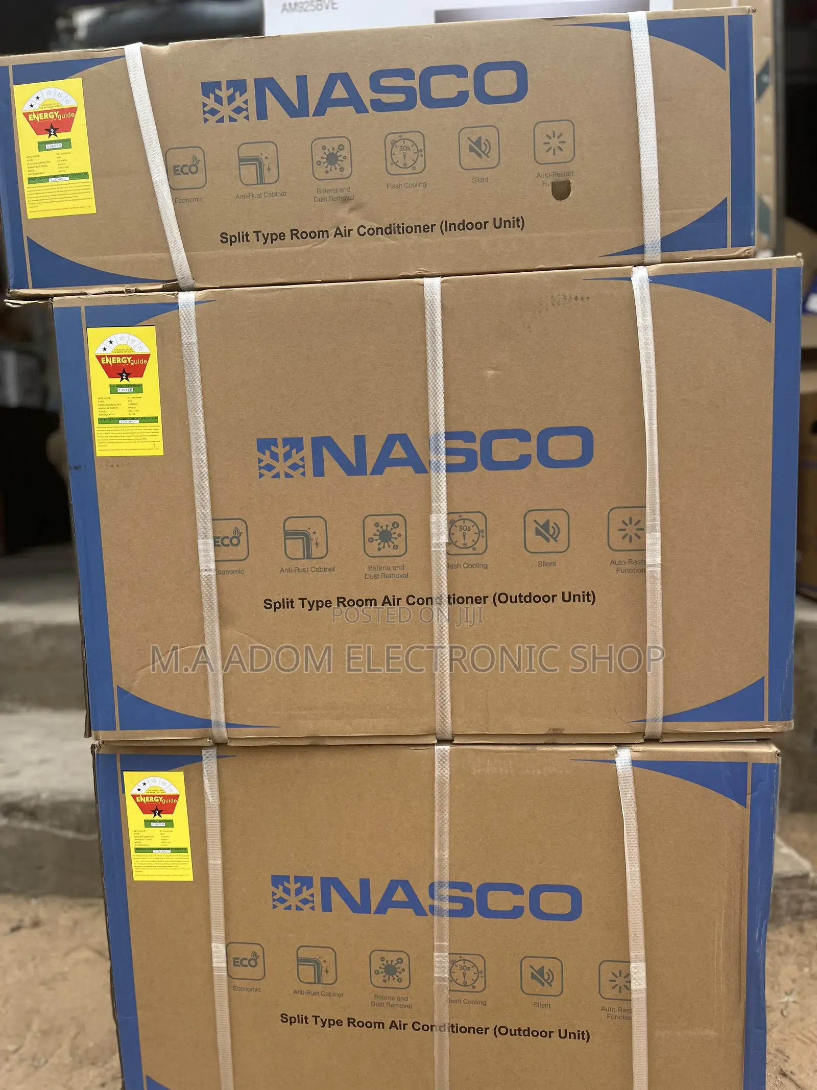 Nasco Air Conditioner R410gas 12000 BTU