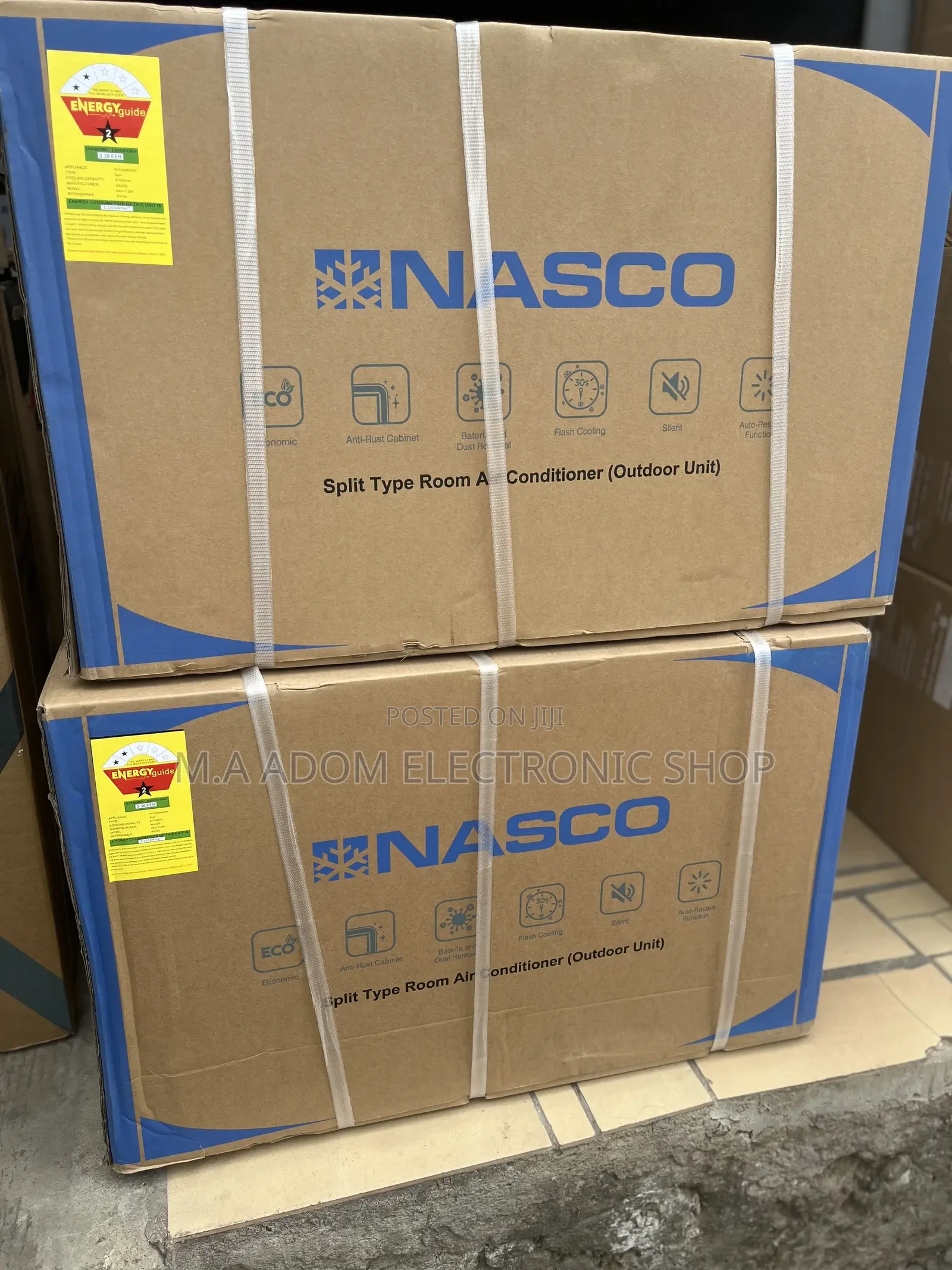 White Panel Nasco 1/5 AC R410 Gas